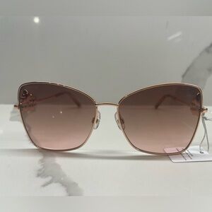 Swarovski SK277 33F Rose Gold Butterfly Style Metal Frame 57-15-145 With Crystal